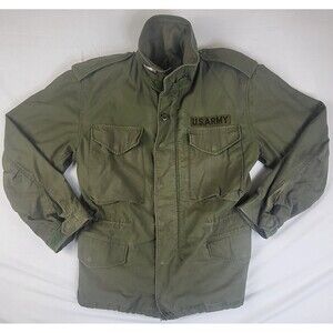 Vintage Apparel Corp OG-107 Jacket Mens Small Green M-65 Field Coat Military 60s